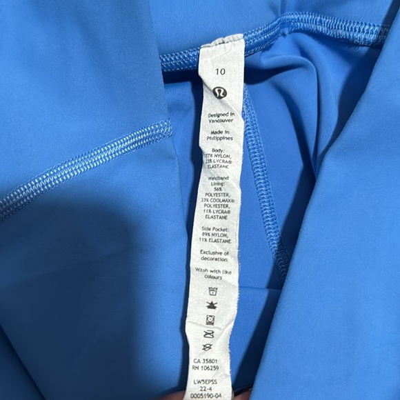 Lululemon wunder train tights with pockets - Sz 10 - Picture 2 of 2